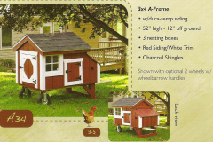 3 x 4 A Frame With Wheels