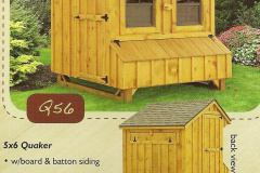 Chicken Coop 5 x 6 Quaker
