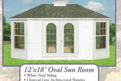 VINYL OVAL SUNROOM
