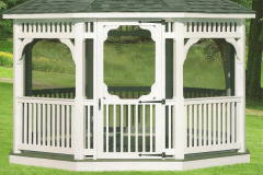 VINYL OCTAGON GAZEBO