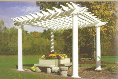 Pergola Vinyl White