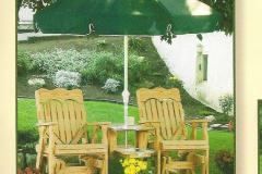 High Back Heart Lawn Furniture