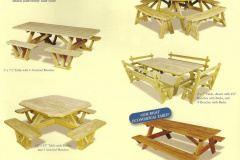 Picnic Tables, Pressure Treated Pine