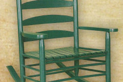 Porch Rocker Super Wide Ladder-Back