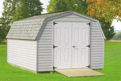 4' Mini Barn 10' x 12' Vinyl