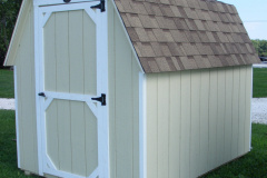 4' Mini Barn 6 x 8 Wood
