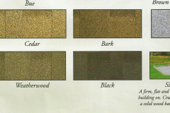 Color Chart Architectural 30-Year Shingles
